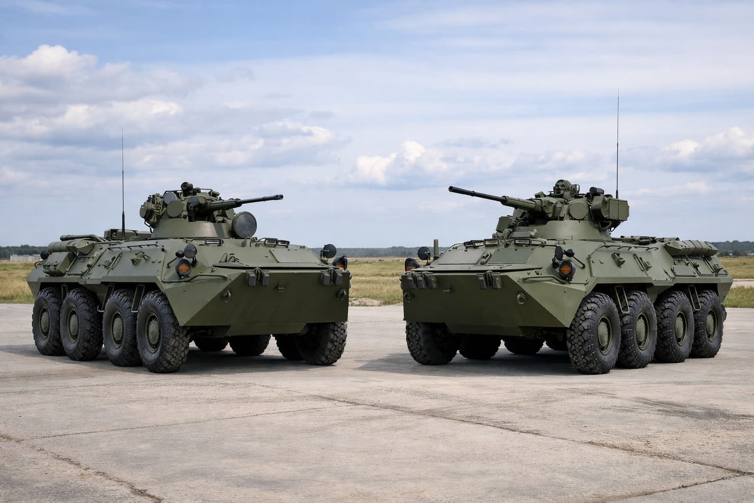 Сравнение БТР-80 и БТР-82А